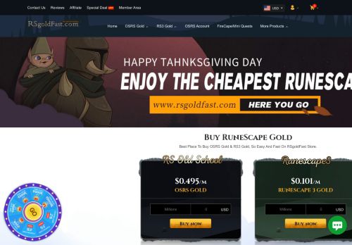 Buy OSRS Gold with RSGoldFast