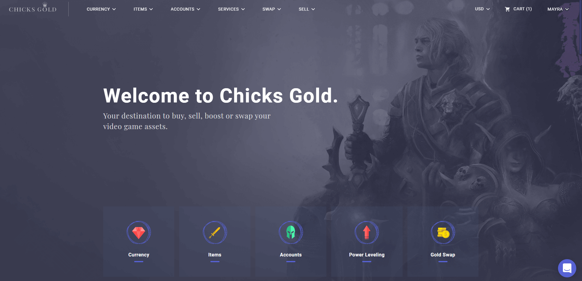 Buy RuneScape Gold with ChicksGold