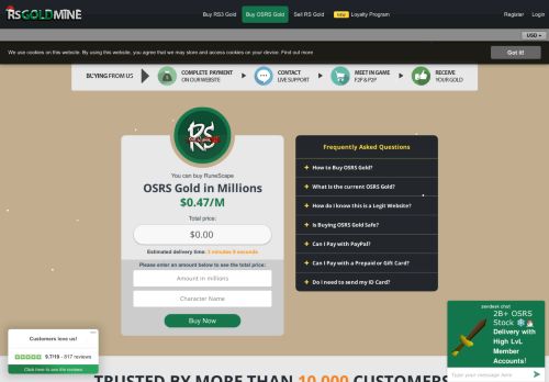 OSRS To RS3 Gold Swap with RSGoldMine