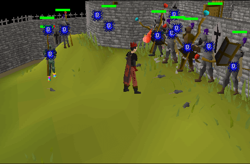 OSRS splashing