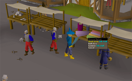 OSRS silk stalls