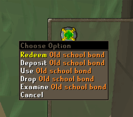 runescape bonds not able to buy